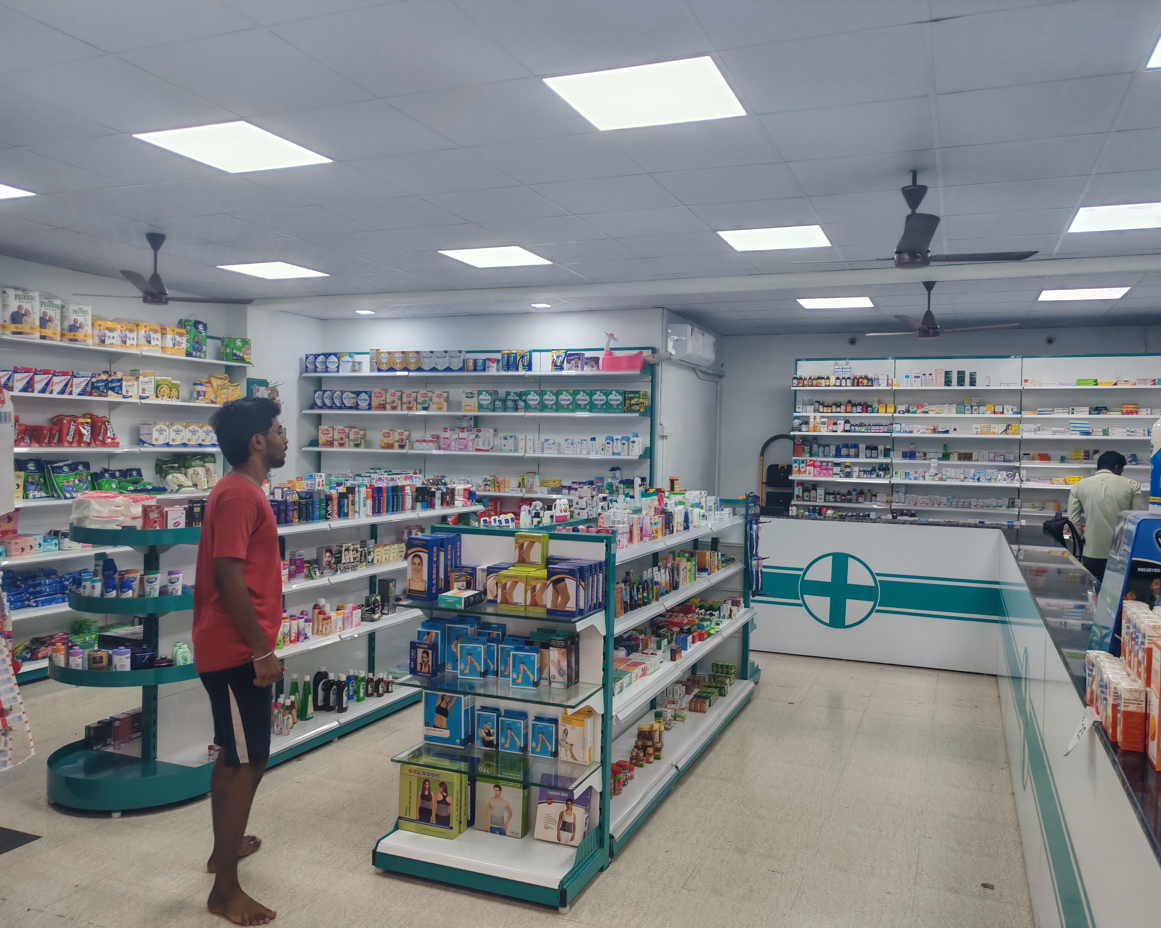 Medlyfe Medicals interior — fully stocked pharmacy